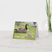 Baby Goose Photo Baby Shower Bedankkaart (Voorkant)