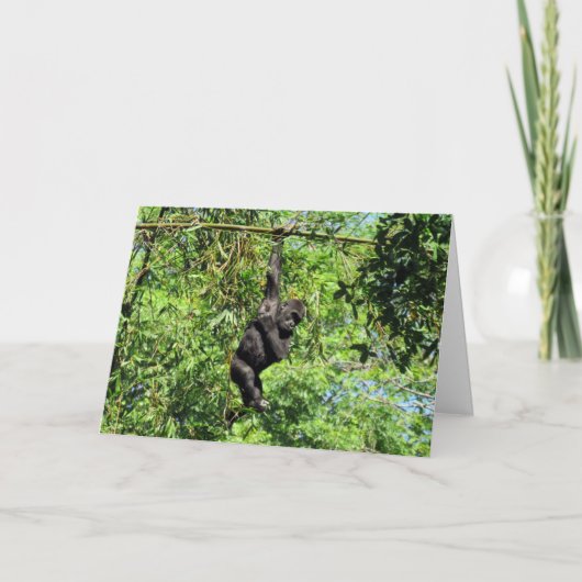 Baby Gorilla (2035) - Kaart van Birthday (Voorkant)