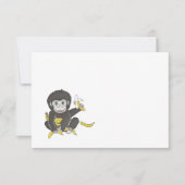 Baby Gorilla Any Occasion Flat Note Kaart (Voorkant)