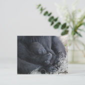 Baby Gorilla Briefkaart (Staand voorkant)