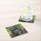 Baby Gorilla Cuteness Kartonnen Onderzetters (Insitu)