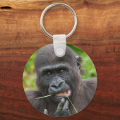 Baby Gorilla Cuteness Sleutelhanger (Voorkant)