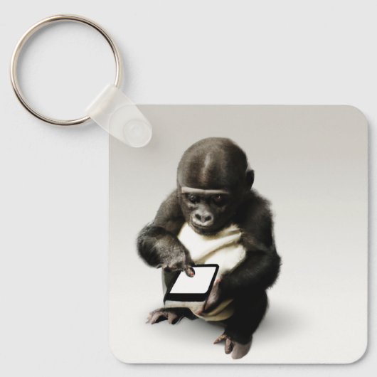 Baby gorilla Keyholder / チビゴリラのキーホルダー　Gorilla Life Sleutelhanger (Voorkant)