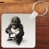 Baby gorilla Keyholder / チビゴリラのキーホルダー　Gorilla Life Sleutelhanger (Achterkant)