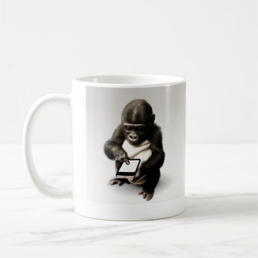 Baby gorilla Mug / チビゴリラのマグカップ Gorilla Life Koffiemok (Links)