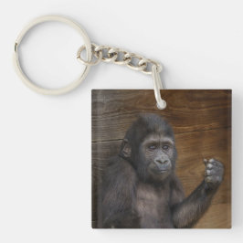 Baby Gorilla Sleutelhanger