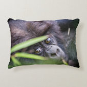 Baby gorilla van Rwanda-Afrika Accent Kussen (Voorkant)