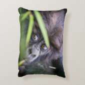Baby gorilla van Rwanda-Afrika Accent Kussen (Achterkant (Verticaal))