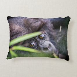 Baby gorilla van Rwanda-Afrika Accent Kussen