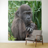 Baby Gorilla Wandkleed (In situ)