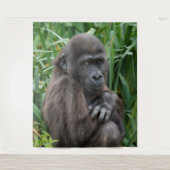 Baby Gorilla Wandkleed (Voorkant)