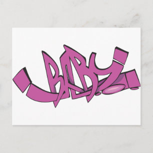 Baby-graffiti Briefkaart