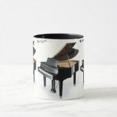 Baby-grand-piano beker mok (Midden)