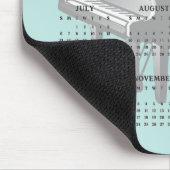 Baby Grand Piano Design 2025 Kalender Mousepad Muismat (Hoek)