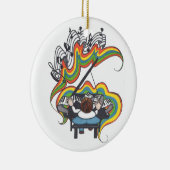 Baby Grand Piano Ornament (Rechts)