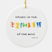 Baby Grand Piano Ornament (Achterkant)