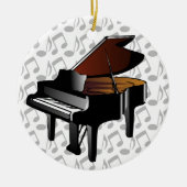 Baby Grand Piano-Ornament Keramisch Ornament (Voorkant)