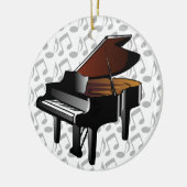 Baby Grand Piano-Ornament Keramisch Ornament (Links)