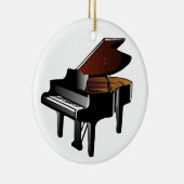 Baby Grand Piano-Ornament Keramisch Ornament (Rechts)
