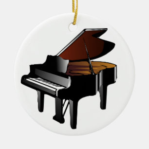 Baby Grand Piano-Ornament Keramisch Ornament