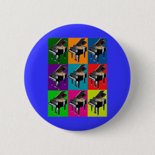 Baby Grand Pop Art T-Shirt & Gifts Ronde Button 5,7 Cm