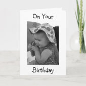 **BABY GRANDDAUGHTER'S BIRTHDAY** KAART (Voorkant)