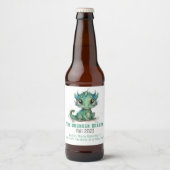 Baby green Dragon Home Brew Beer Bier Etiket (Voorkant)