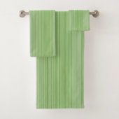 Baby Green Stripes Bad Handdoek (Insitu)