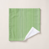 Baby Green Stripes Bad Handdoek (Wasdoekje)