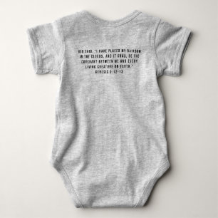 Baby Grey Snap T-shirt Gods belofte