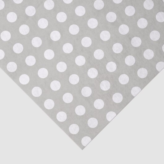 Baby grijze en witte poolpunten tissuepapier (Detail)
