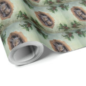 Baby grijze kerst cadeaupapier (Rol Hoek)