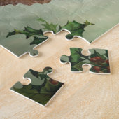 Baby grijze kerst legpuzzel (Zijkant)