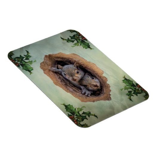 Baby grijze kerst magneet (Rechterzijde)