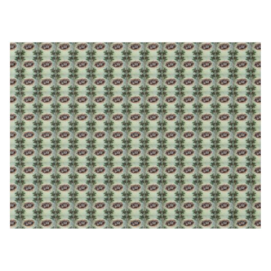 Baby grijze kerst tafelkleed (Voorkant (Horizontaal))