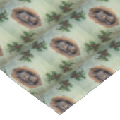 Baby grijze kerst tafelkleed (Gekanteld)