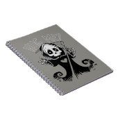 Baby Grim Reaper Hug Me Spiral notebook Notitieboek (Rechterzijde)