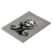 Baby Grim Reaper Hug Me Spiral notebook Notitieboek (Linkerzijde)