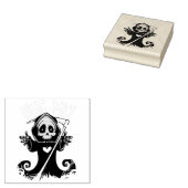 Baby Grim Reaper Rubberstempel (Gestempeld)
