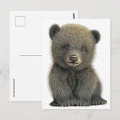Baby grizzly beer BRIEFKAART (Voorkant / Achterkant)