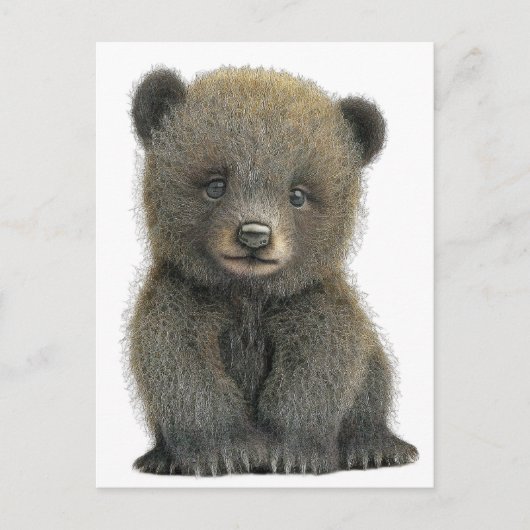 Baby grizzly beer BRIEFKAART (Voorkant)