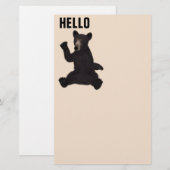 BABY GRIZZLY BEER HALLO BRIEFPAPIER (Voorkant / Achterkant)