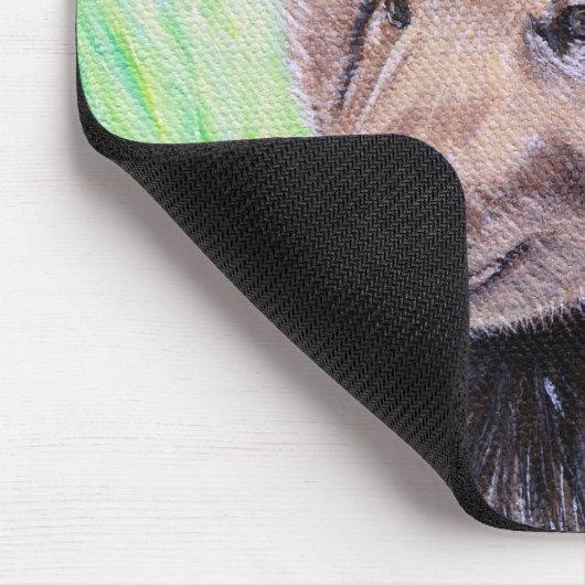 Baby Grizzly Beer Schilderende Muismat (Hoek)