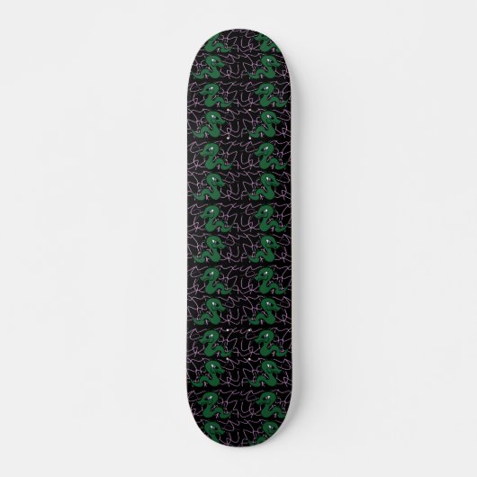 Baby groene draak patroon persoonlijk skateboard (Voorkant)