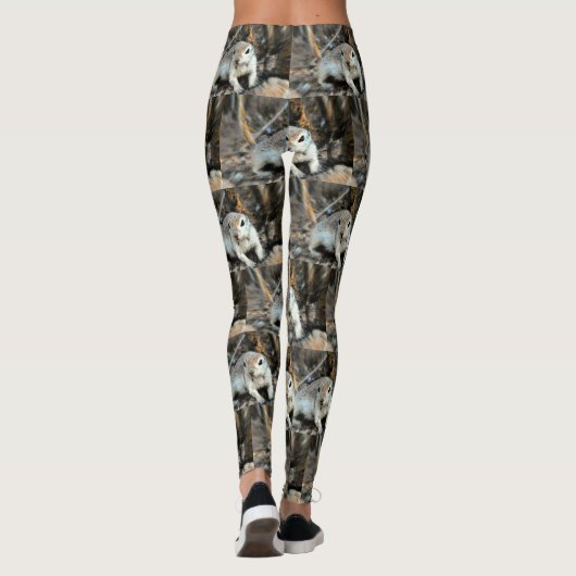 Baby Ground Squirrel Vrouwelijke Leggings (Achterkant)