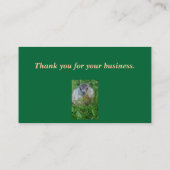 Baby Groundhog/Woodchuck Visitekaartje (Achterkant)