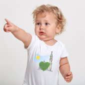 Baby Grow: Liefde Hart Masjid an-Nabawi Romper