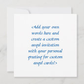 Baby Guardian Angel - Aangepaste uitnodiging (Achterkant)