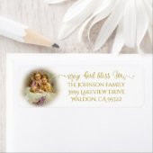 Baby | Guardian Angels | Gold Script Overlay Etiket (Insitu)