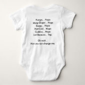 Baby Guessing Game Shirt (Achterkant)